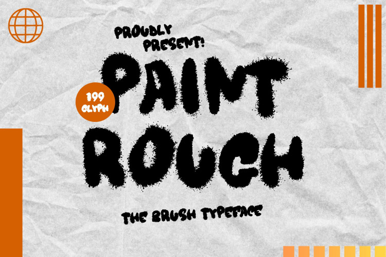 Paint Rough Font