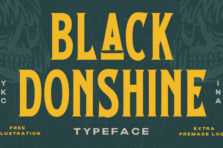 Black Donshine Font