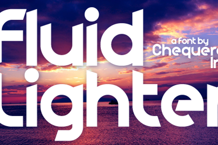 Fluid Lighter Font