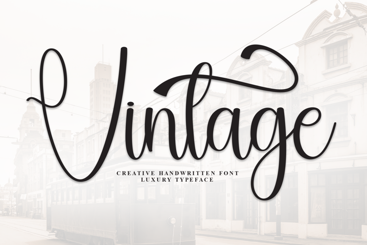 Preview of Vintage Font