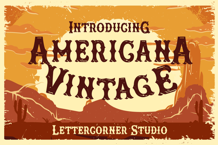 Americana Vintage Font