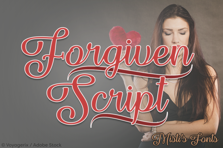 Forgiven Script Font