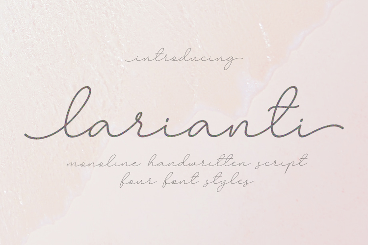 Larianti Monoline Handwritten Font