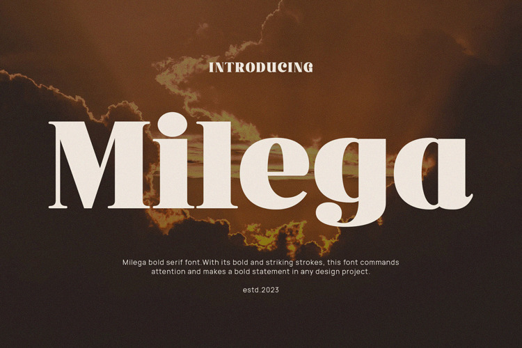 Preview of Milega Font