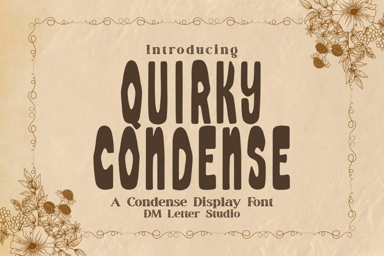 Quirky Condense Font