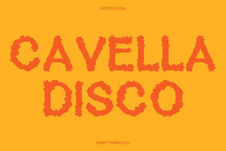 Preview of Cavella Disco Font