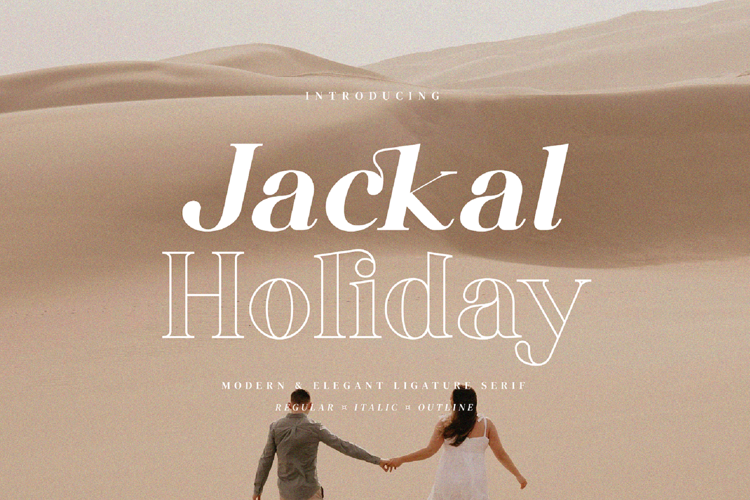 Preview of Jackal Holiday Font