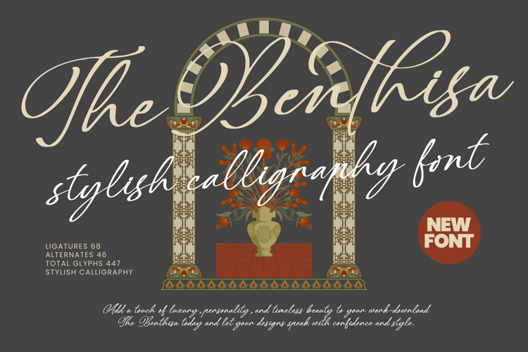 Preview of Benthisa Font