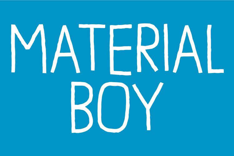 Material Boy Font