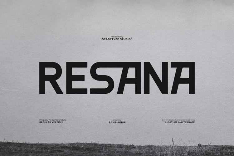 Preview of Resana Font