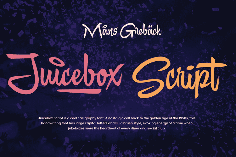 Juicebox Script Font