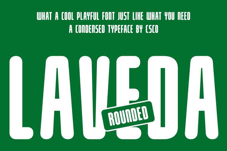 Laveda Rounded Font