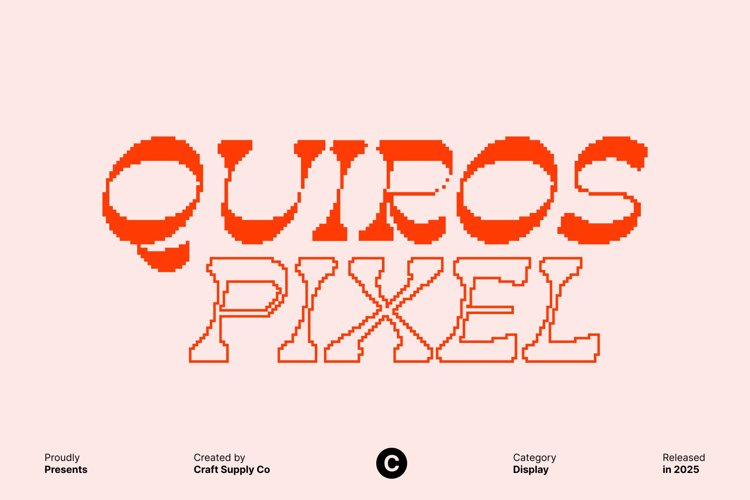 Preview of Quiros Pixel Font