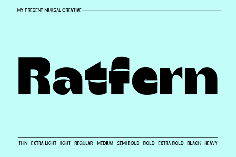 Ratfern Heavy Font