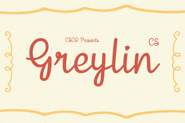 Preview of CS Greylin Font
