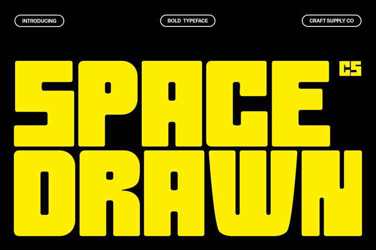 Preview of CS Space Drawn Font