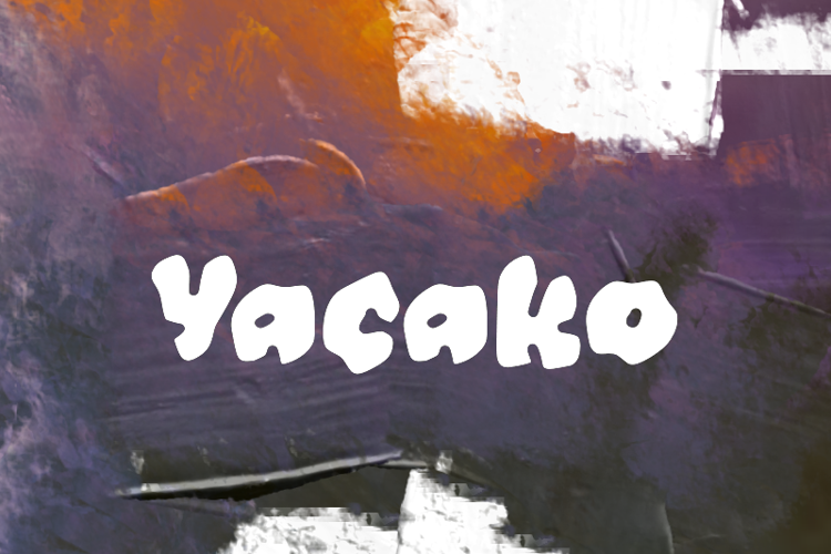 Preview of y  Yacako Font