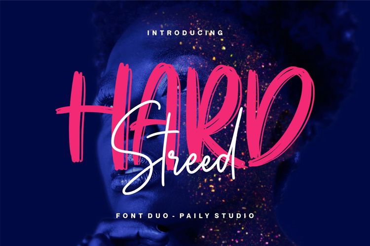 Hard Streed Brush Font