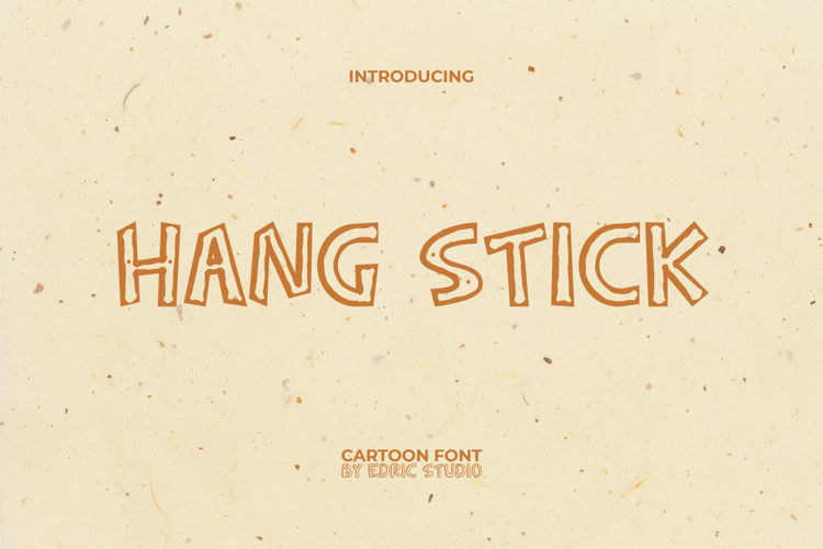 Hang Stick Font