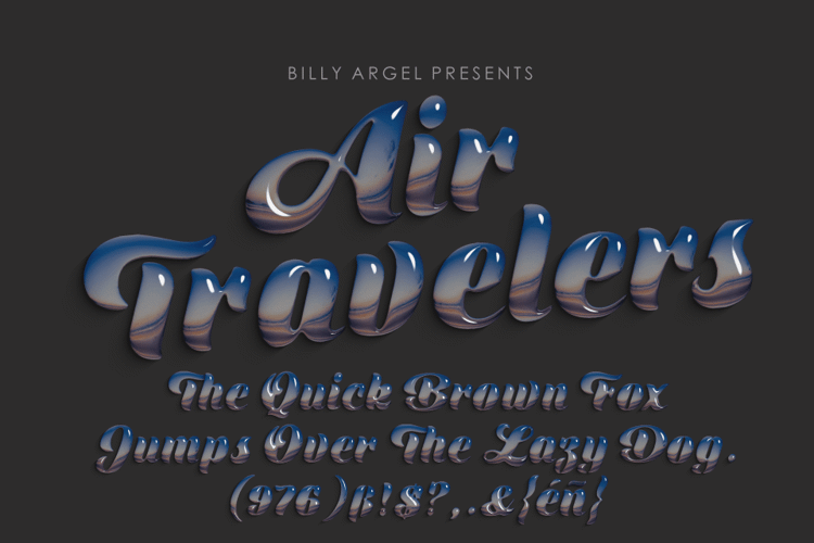Air Travelers Font
