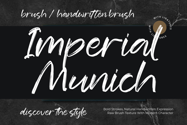 Preview of Imperial Munich Font