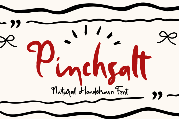 Preview of Pinchsalt Font