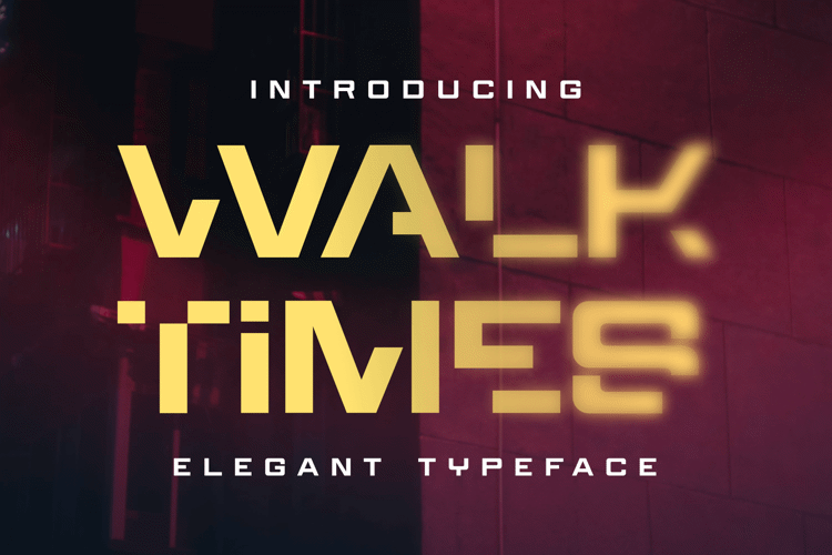 Walktimes Font