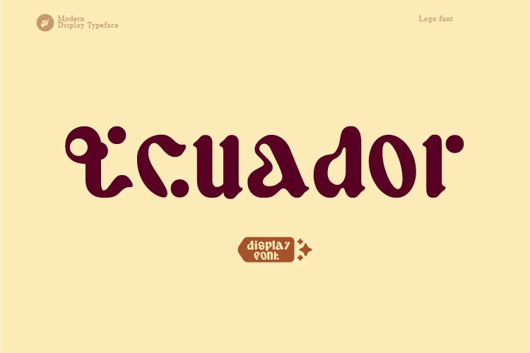 Ecuador Font