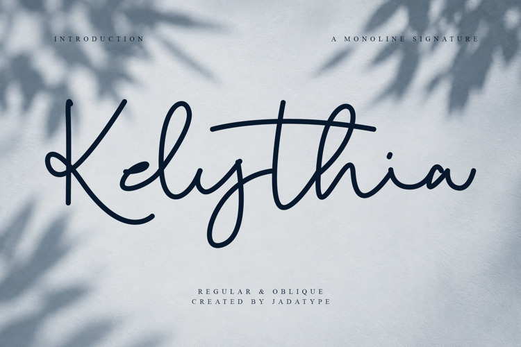 Preview of Kelythia Font