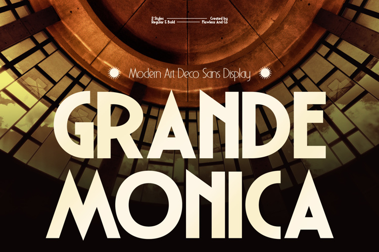 Preview of GRANDE MONICA Font