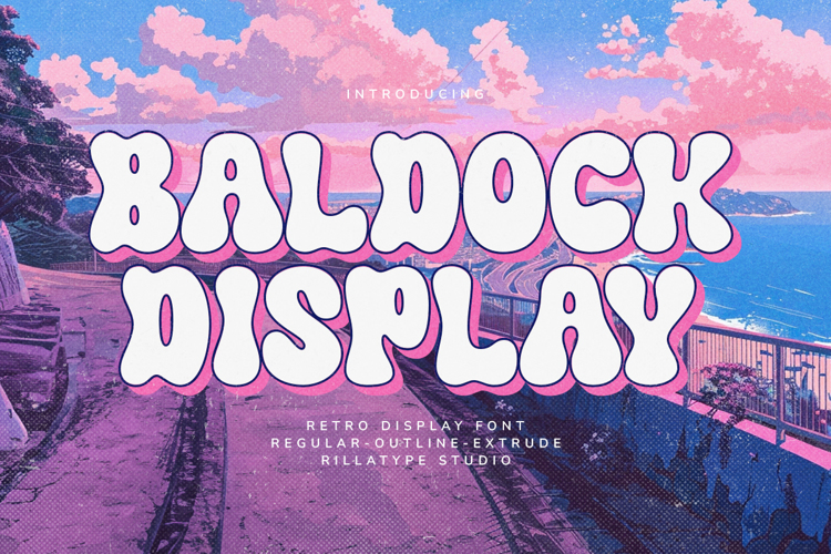 Preview of RT Baldock Display Font