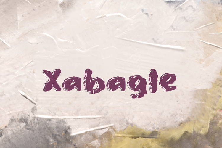 Preview of x  Xabagle Font