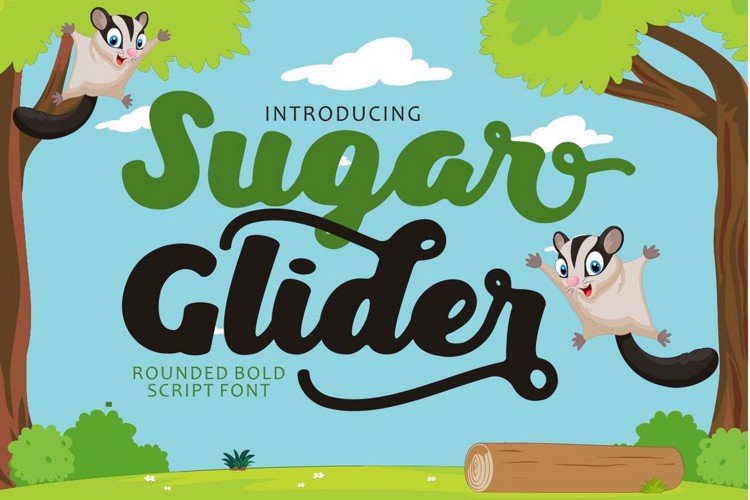 Preview of Sugar Glider Font