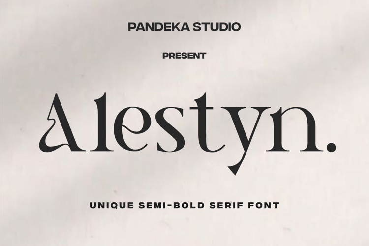 Preview of Alestyn Font