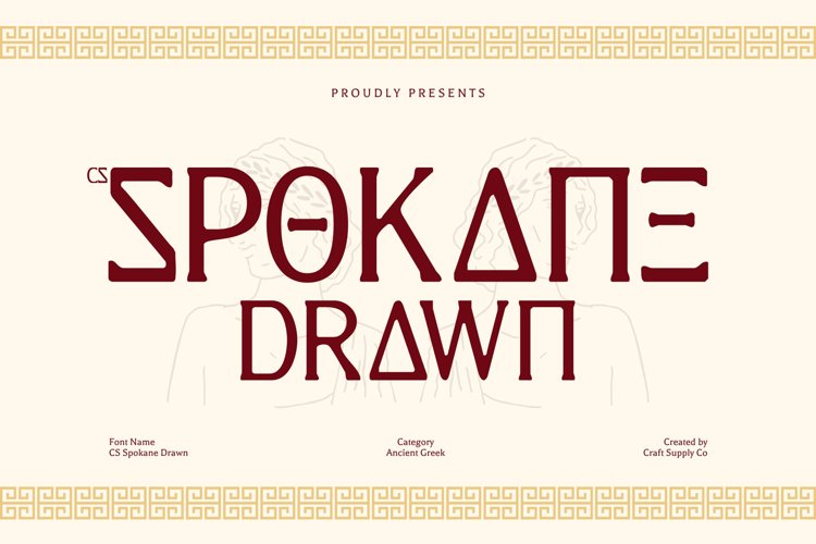 Preview of CS Spokane Drawn Font