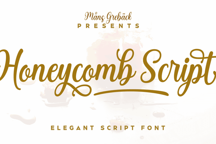 Honeycomb Script Font