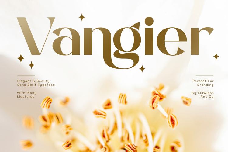 Preview of VANGIER Font