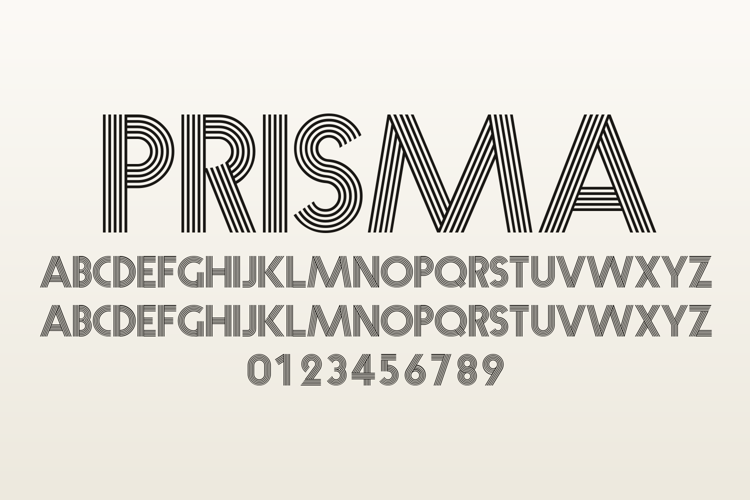 Preview of Prisma Font