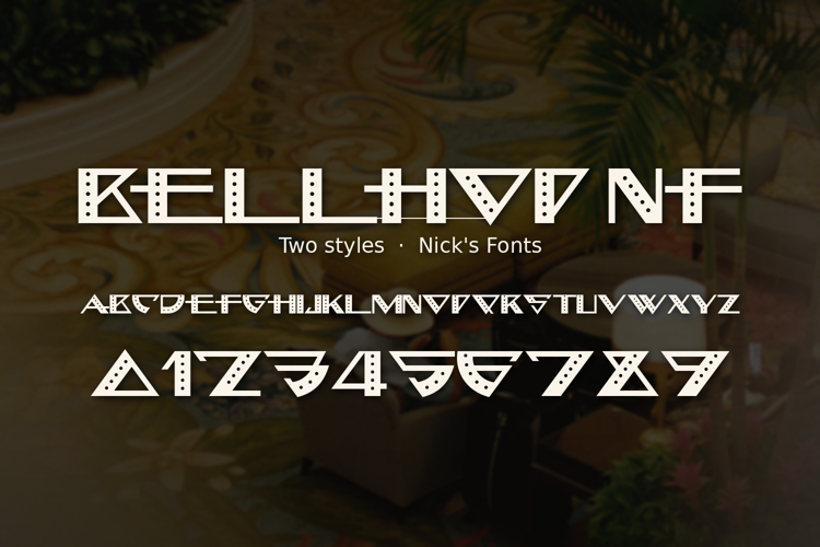 Preview of Bellhop NF Font