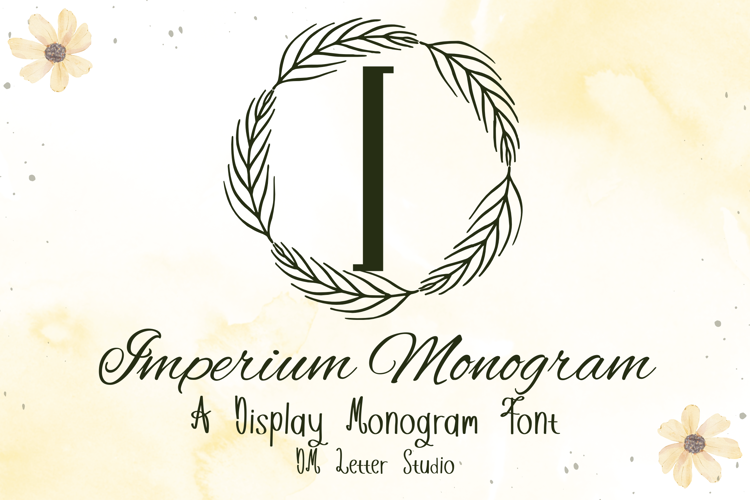 Preview of Imperium Monogram Font