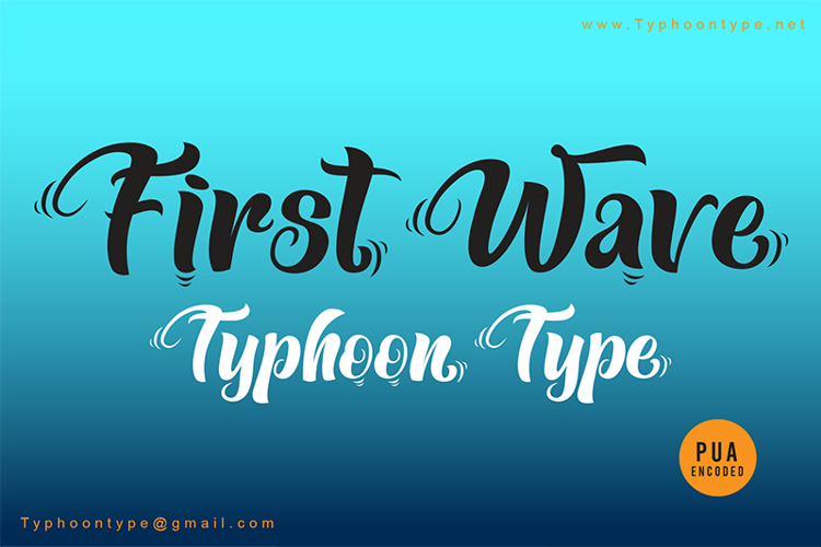 First Wave - Font