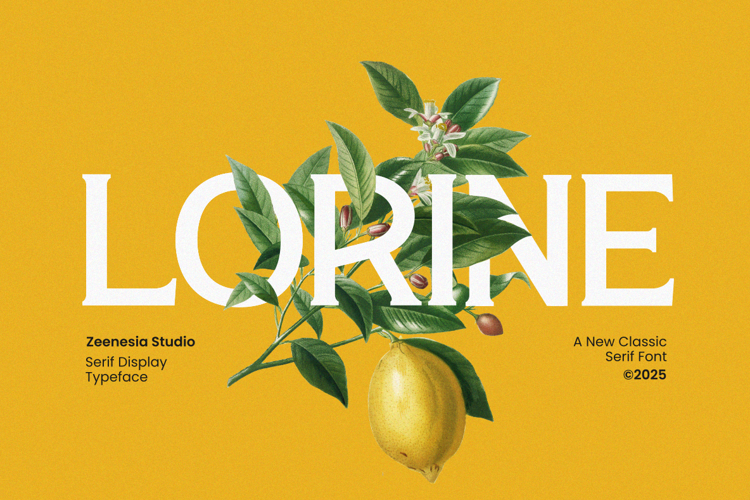 Preview of Lorine Font