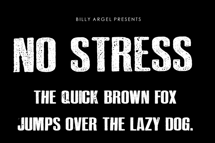 NO STRESS Font