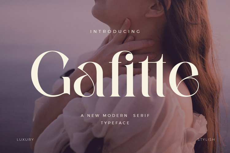 Preview of Gafitte Font