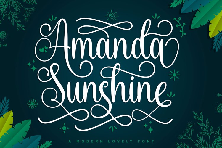 Amanda Sunshine Font