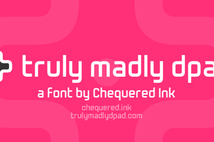Truly Madly Dpad Font