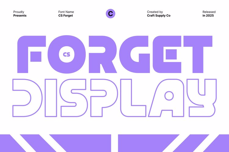 Preview of CS Forget Font