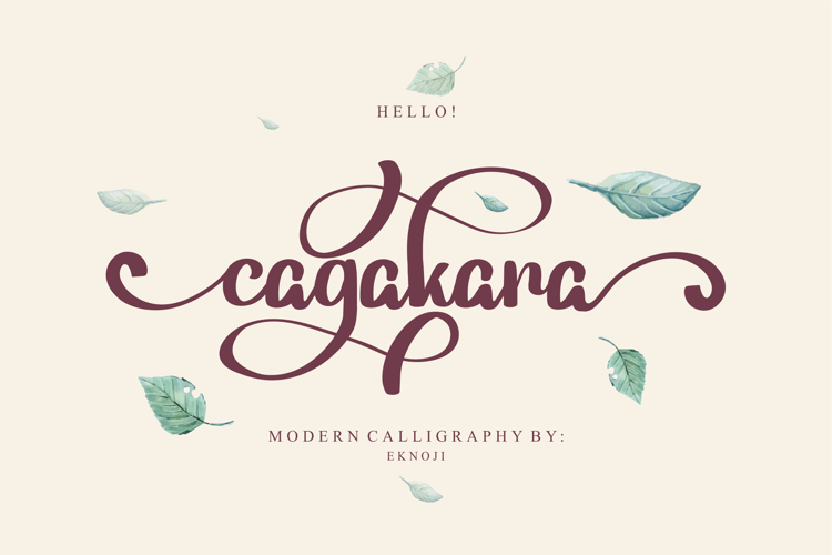 Cagakara Font