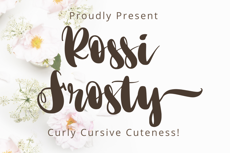 Rossi Frosty Font