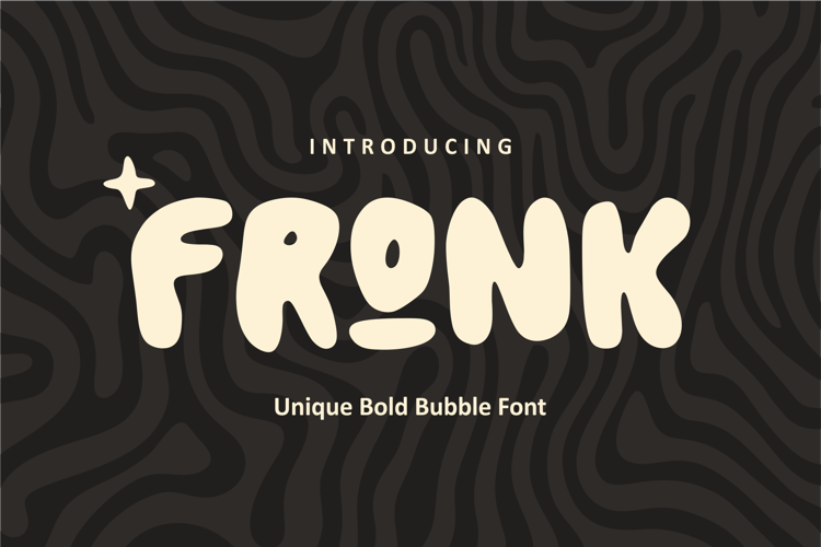 Preview of fronk Font